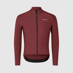 GripGrab PACR Thermal Long Sleeve Jersey dark red