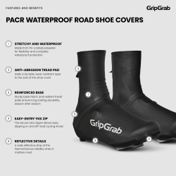GripGrab PACR Waterproof Road Shoe Covers yellow hi-vis