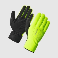 GripGrab Ride II Waterproof Winter Gloves yellow hi-vis
