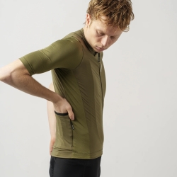 Preview: GripGrab RIDE Short Sleeve Jersey olive green