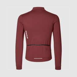 Preview: GripGrab RIDE Thermal Long Sleeve Jersey dark red
