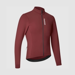 GripGrab RIDE Thermal Long Sleeve Jersey dark red