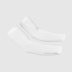 GripGrab UPF 50+ UV Protect Arm Sleeves white