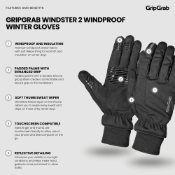 GripGrab Windster 2 Wind Winter Gloves black