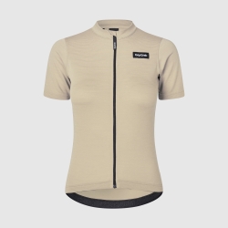 GripGrab Women's EXPLR Merinotech Short Sleeve Jersey beige