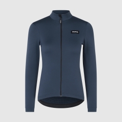 Preview: GripGrab Women's EXPLR Merinotech Thermal Long Sleeve Jersey navy blue