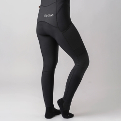 Preview: GripGrab Women's PACR Thermal Bib Tights No Pad black