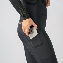 Preview: GripGrab Women's PACR Thermal Bib Tights No Pad black