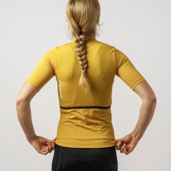Preview: GripGrab Women's RIDE Short Sleeve Jersey mustard yellow