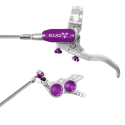 Hope EVO GR4 silver/purple Scheibenbremse vorne