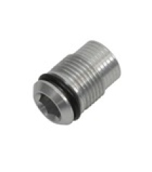 Hope Union TC Pedal Endkappe 18mm silber