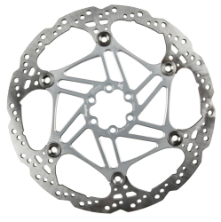 Hope Vented V4 Floating Rotor 6 Loch 220mm/3.3mm silver Bremsscheibe