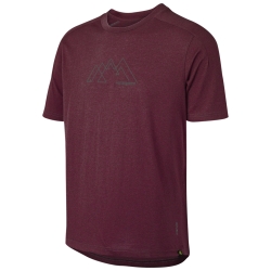 iXS Flow Tech Kids Tee raisin