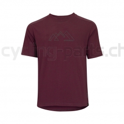 iXS Flow Tech Tee raisin