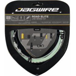 Jagwire Road Elite Link Brake Kit silver Bremszugset