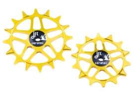 JRC Components Ceramic Sram SL/XX/X0/GX Eagle Transmission gold Schaltwerkrädchen