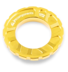JRC Components Kizuna Bremsscheibenverschlussring Centerlock Aussenverzahnung gold