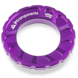 JRC Components Kizuna Bremsscheibenverschlussring Centerlock Aussenverzahnung purple