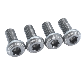 JRC Components Low Profile Aluminium Flaschenhalterschrauben M5x14mm gunmetal