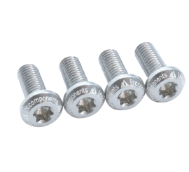 JRC Components Low Profile Aluminium Flaschenhalterschrauben M5x14mm silver