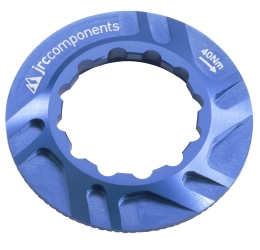 JRC Components Kizuna Bremsscheibenverschlussring Centerlock Innenverzahnung blue