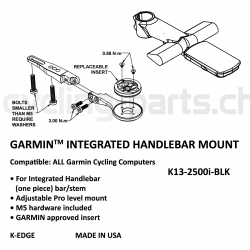 K-Edge Garmin Integrated Handlebar System (IHS) Mount