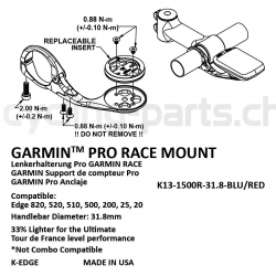 K-Edge Garmin Race Mount black K13-1500R