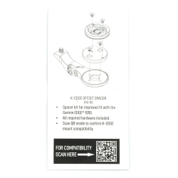 K-Edge Offset Spacer für Garmin Edge 1050
