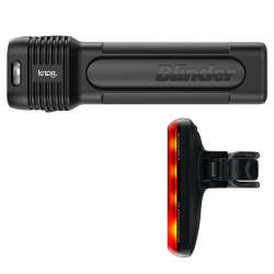 Knog Blinder 1300 Scheinwerfer & Blinder R150 Rücklicht schwarz