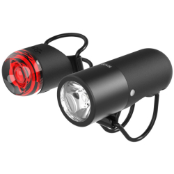 Knog Lichtset Plugger Twinpack schwarz