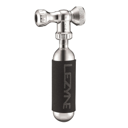 Lezyne Control Drive CO2 Pumpkopf Silber mit 25g Patrone