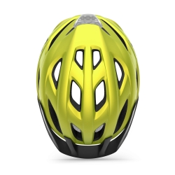 MET Crossover Mips Lime Yellow Metallic one size 52 - 59 cm Helm