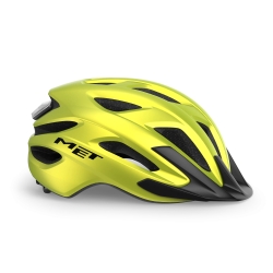 MET Crossover Mips Lime Yellow Metallic one size 52 - 59 cm Helm