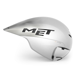 MET Drone Wide Body II White Metallic L 59 - 62 cm Helm