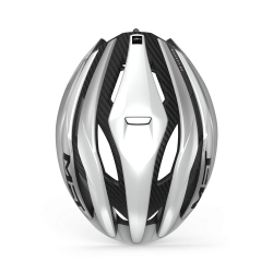 MET Trenta 3K Carbon Mips White Silver M 56 - 58 cm Helm