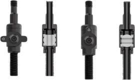 Preview: Muc-Off Tubeless Big Bore Hybrid small 60mm/Felgenhöhe 20mm black Ventile