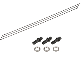NEWMEN Sapim Race Straightpull schwarz Speichenset 284mm