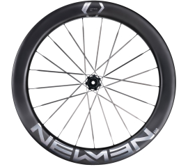 Preview: NEWMEN STREEM G.62 CS VONOA 12 x 142mm Centerlock Shimano 9/10/11/12 fach silver Laufrad hinten
