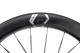 Preview: NEWMEN STREEM G.62 CS VONOA 12 x 142mm Centerlock Shimano 9/10/11/12 fach silver Laufrad hinten
