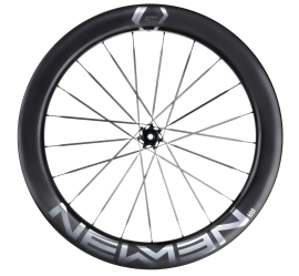 Preview: NEWMEN STREEM G.62 CS VONOA 12 x 100mm Centerlock silver Laufrad vorne