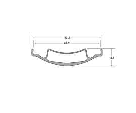 Notubes ZTR Hugo 52 29+ 32 Loche Felge