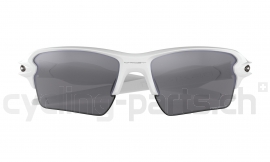 Oakley Flak™ 2.0 XL Polished White/PRIZM™ Black Polarized Brille