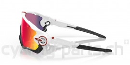 Oakley Jawbreaker Polished White/Prizm Road Brille