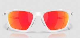 Oakley Lateralis Matte Vapor/Prizm Ruby Polarized Brille