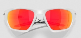 Oakley Lateralis Matte Vapor/Prizm Ruby Polarized Brille