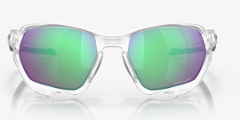 Oakley Plazma Matte Clear/Prizm Road Jade Brille