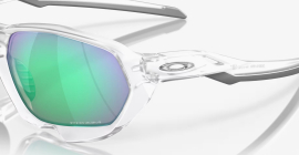 Oakley Plazma Matte Clear/Prizm Road Jade Brille