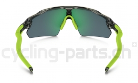 Oakley Radar EV Pitch Gray Ink/Jade Iridium Brille