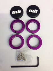 ODI Lock Jaw Clamps Klemmringe - Set purple