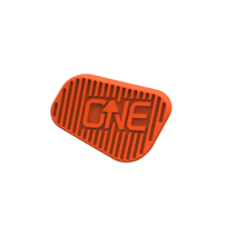OneUp Components Gummi - Daumenpad Orange zu Dropper Post Remote Hebel V3